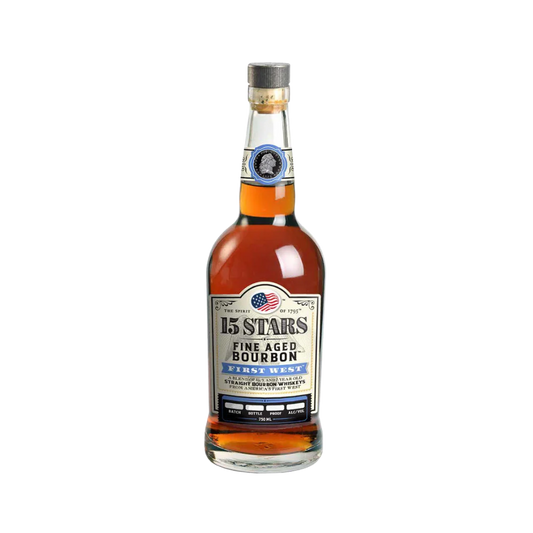15 Stars First West 7 Year Old Bourbon Whiskey