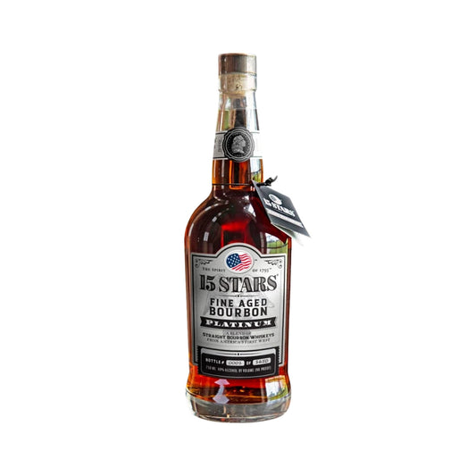 15 Stars Platinum 10 Year Old Straight Bourbon Whiskey
