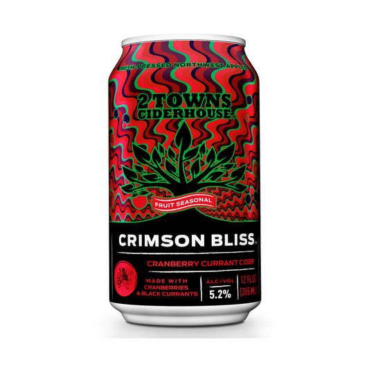 2 Towns Ciderhouse Crimson Bliss Cider 6-Pack