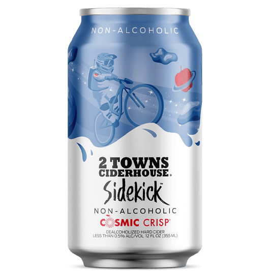 2 Towns Ciderhouse Sidekick Non Alcoholic Cosmic Crisp