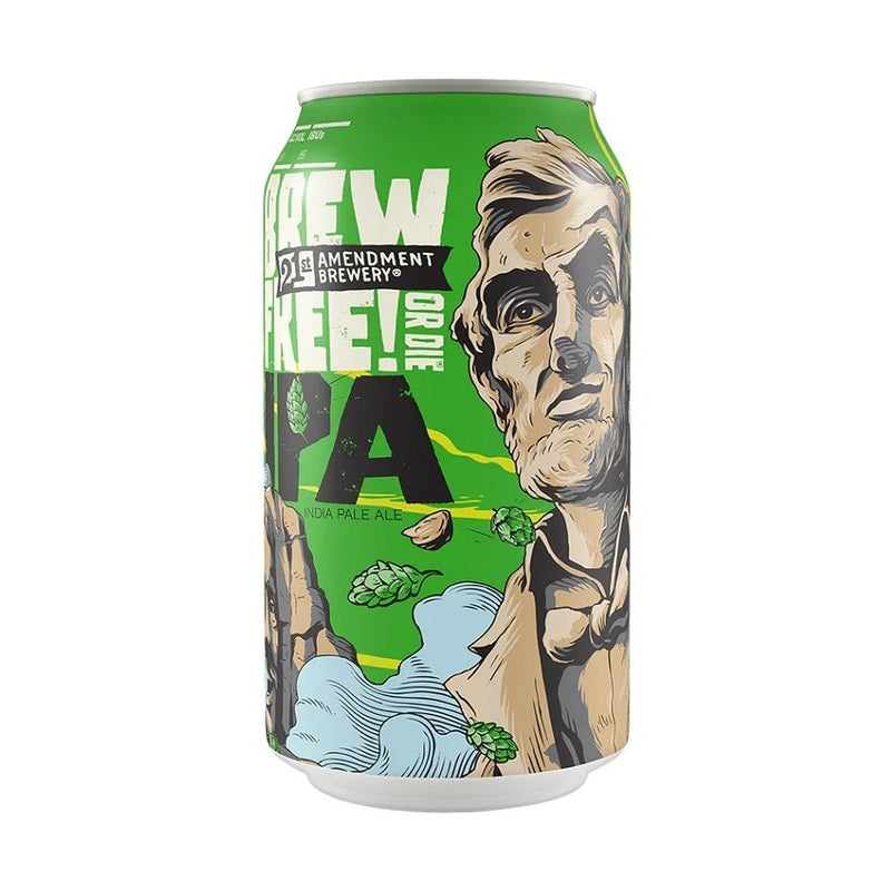 21st Amendment Brewery Brew Free! or Die IPA Beer 6-Pack