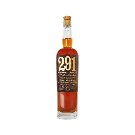 291 Colorado Barrel Proof Straight Rye Whiskey Finished with Aspen Wood Staves 750 ml