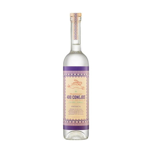 400 Conejos Espadín y Tobalá Mezcal Joven 750ml