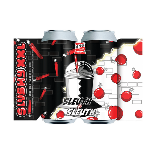 450 North Brewing Co. Sleuth vs Sleuth Slushy XXL Sour Ale Beer 4-Pack