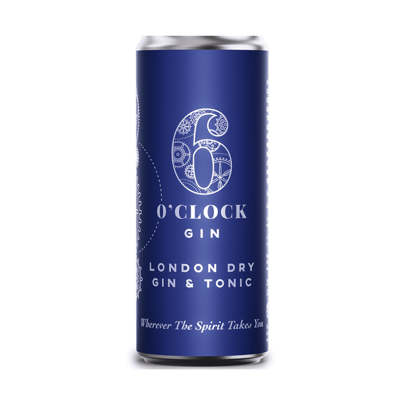 6 O'Clock London Dry Gin & Tonic Cocktail 4-Pack