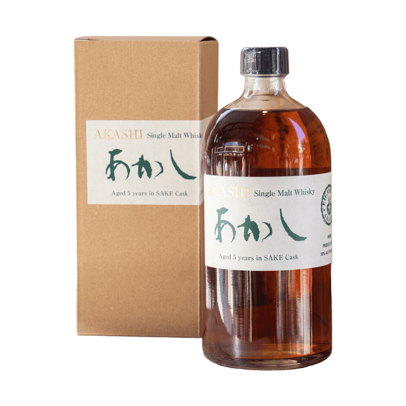 Akashi 5 Year Old Sake Cask Single Malt Japanese Whisky