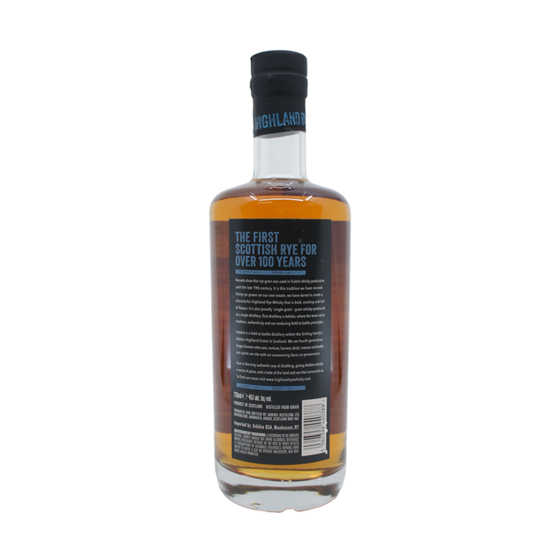 Arbikie Highland Rye 4 Year Old Single Grain Scotch Whisky