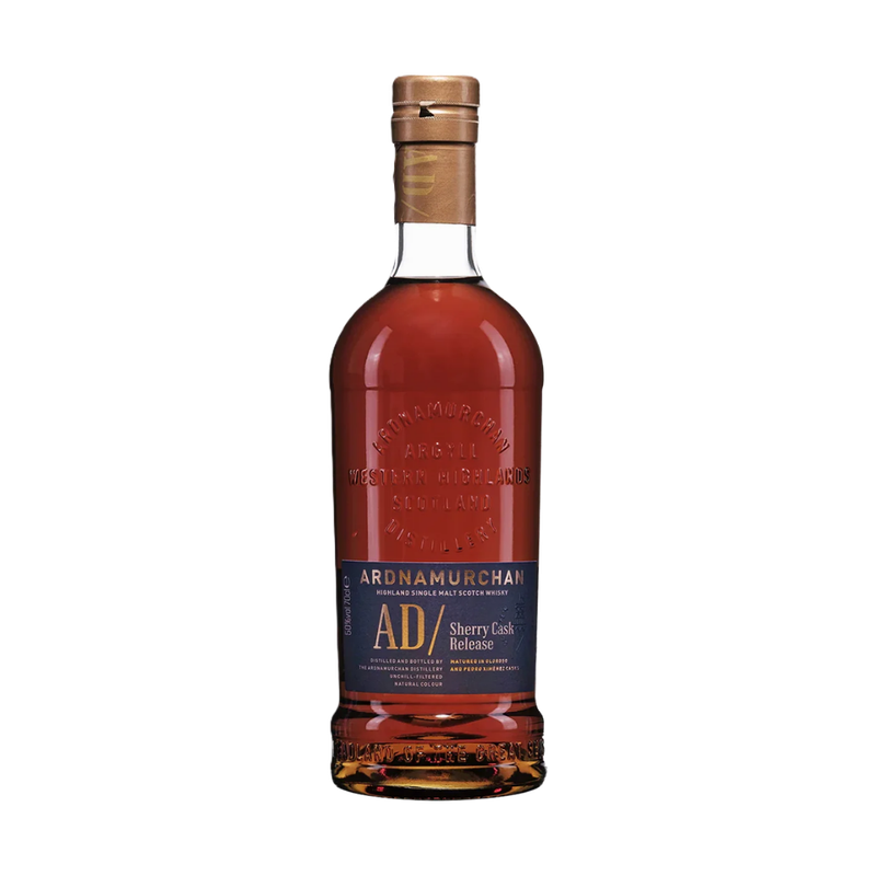 Ardnamurchan AD/ Oloroso and PX Cask Matured Highland Single Malt Scotch Whisky