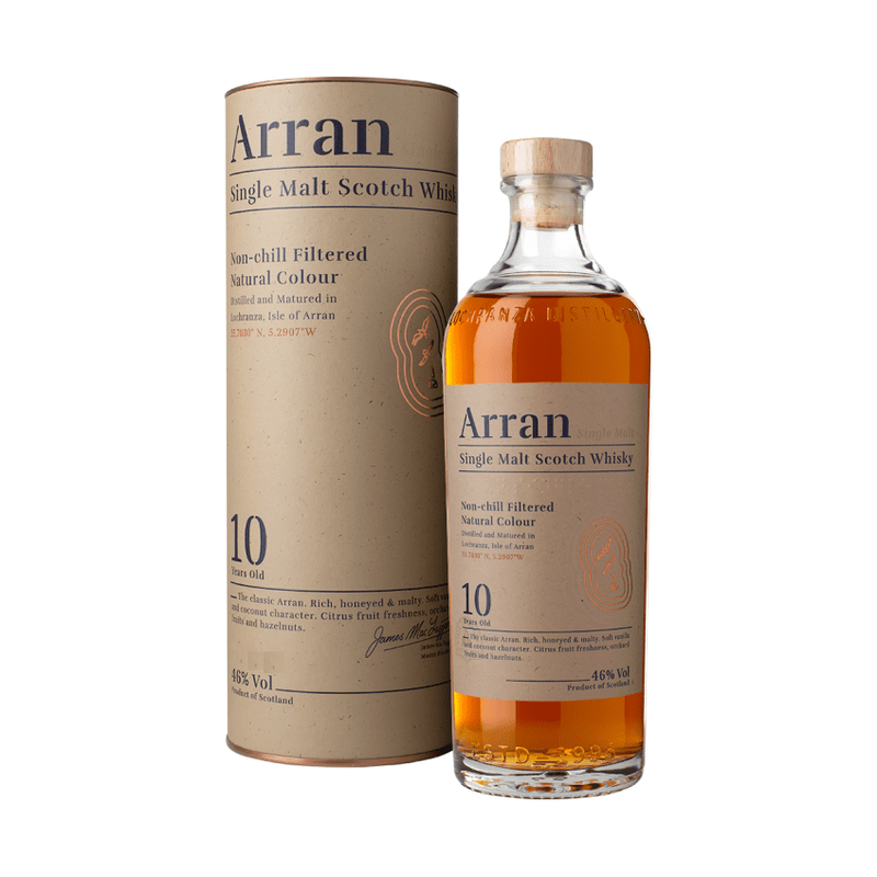 Arran 10 Year Old Single Malt  (750mL)