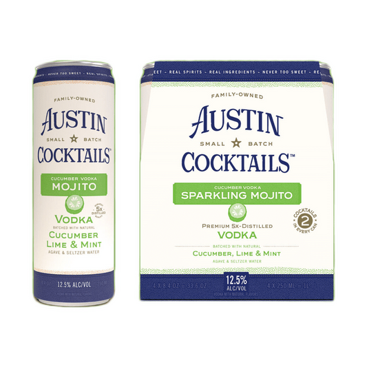 Austin Cocktails Sparkling Cucumber Vodka Mojito 4-Pack