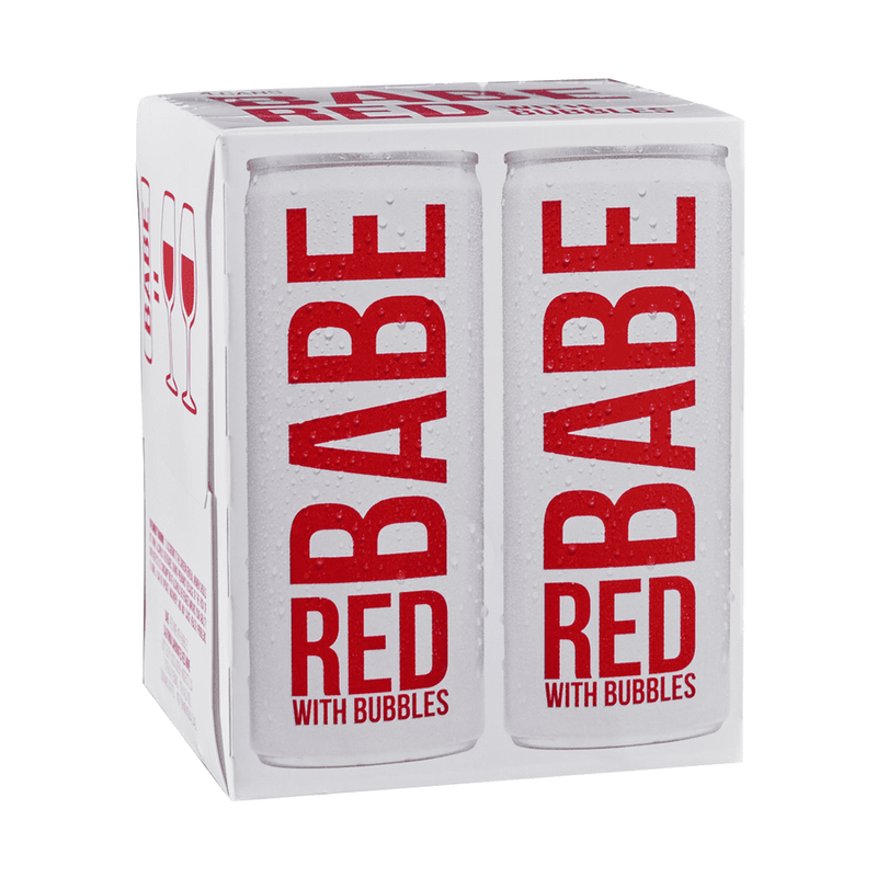 Babe Red With Bubbles 4-Pack