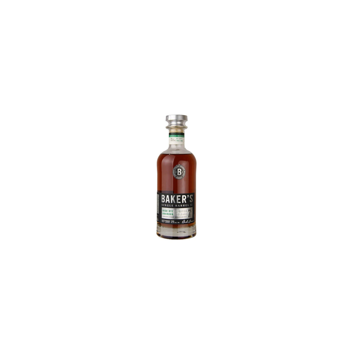 Bakers Single Barrel High Rye 7 year 750ml