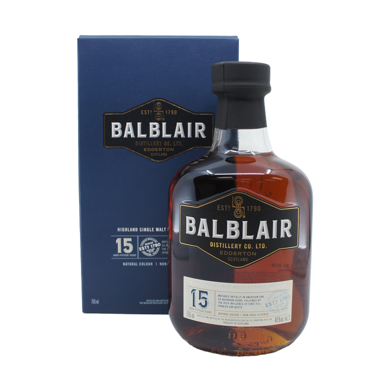 Balblair 15 Year Old Highland Single Malt Scotch Whisky