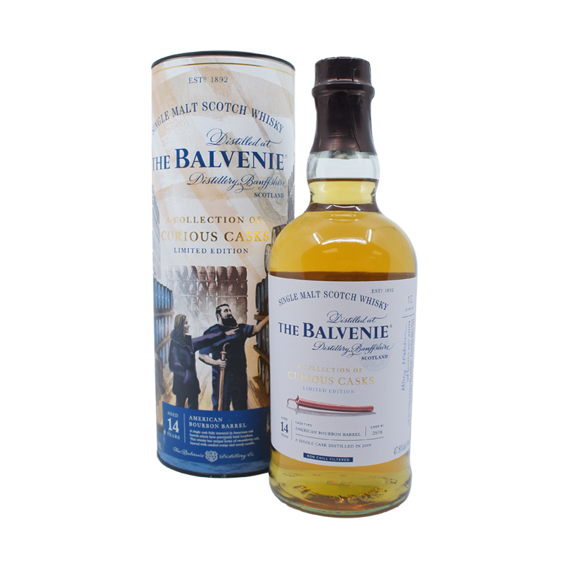 Balvenie A Collection of Curious Casks 14 Year Old American Bourbon Barrel Single Malt Scotch Whisky