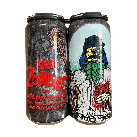 Beer Zombies Brewing Co. 'Come Out To Haze' DIPA Beer 4-Pack