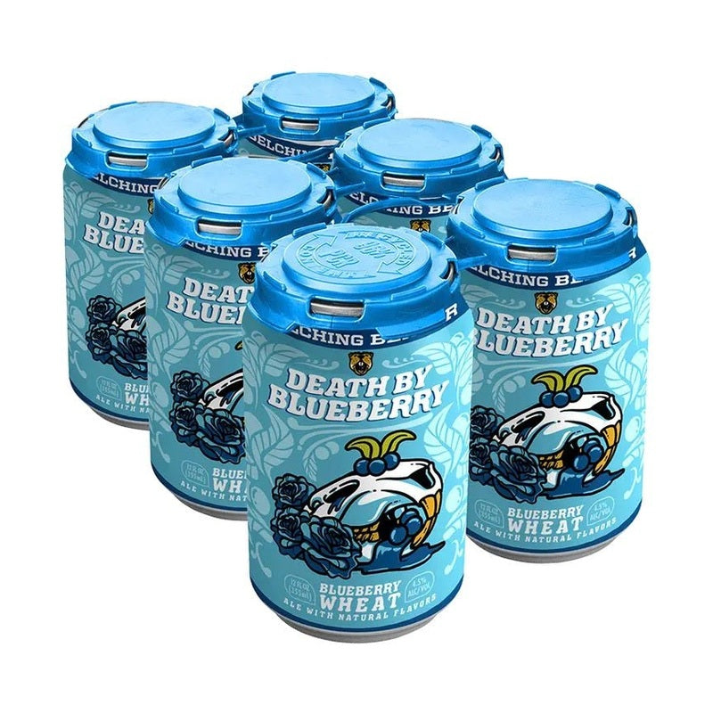 Belching Beaver 'Death by Blueberry' Wheat Ale Beer 6-Pack