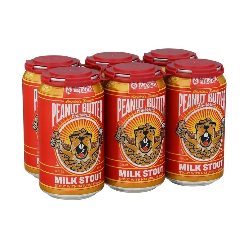 Belching Beaver Peanut Butter Milk Stout Beer 6-Pack