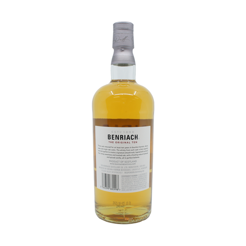 Benriach 10 Year Old 'The Original Ten' Three Cask Matured Speyside Single Malt Scotch Whisky