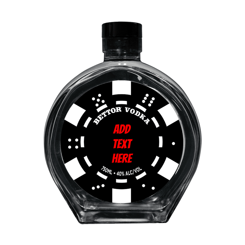 Bettor Vodka Custom Bottle