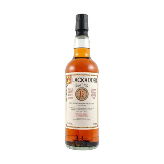 Blackadder Raw Cask 2009 North British 13YO Single Grain Scotch Whisky