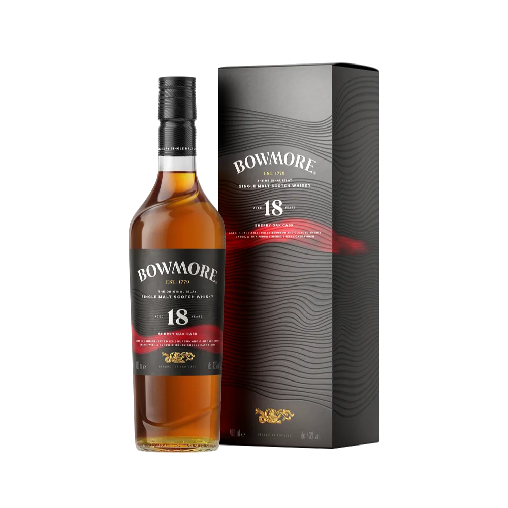 Bowmore 18 Year Old Sherry Oak Cask Single Malt Scotch Whisky