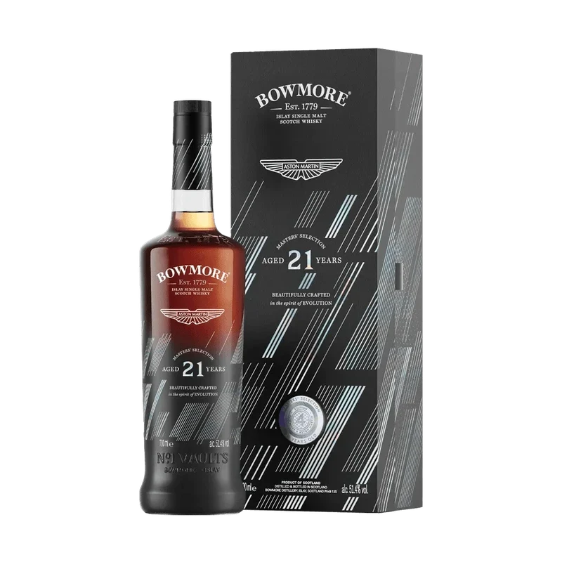 Bowmore x The Aston Martin Master's Selection No. 1 Vaults 21 Year Single Malt Scotch Whiskyy