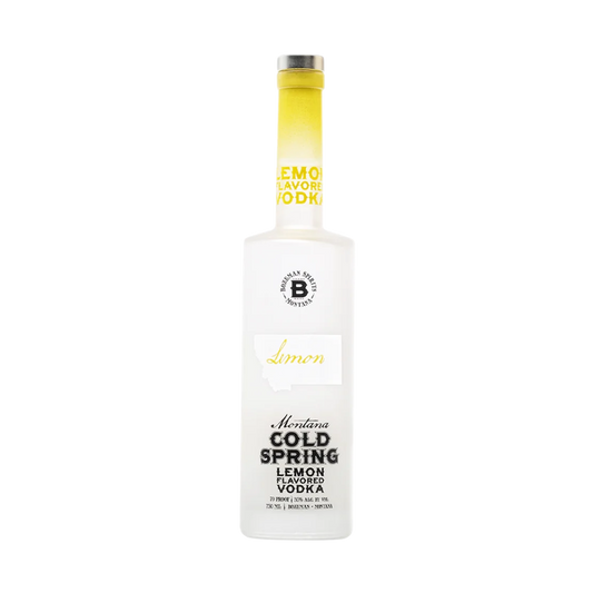 Bozeman Spirits Montana Cold Spring Lemon Flavored Vodka