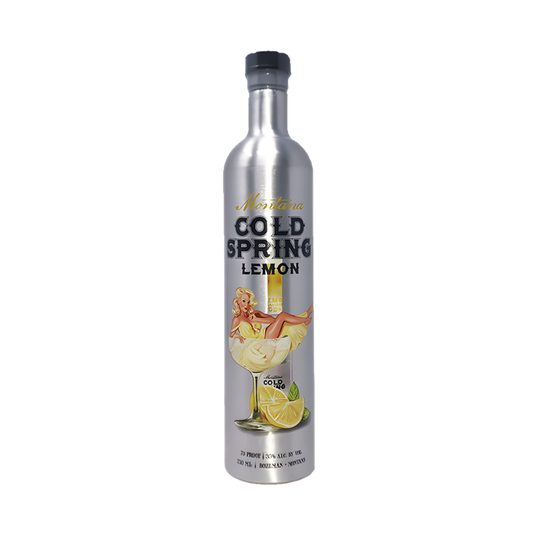Bozeman Spirits Montana Cold Spring Lemon Flavored Vodka (Aluminum Bottle)