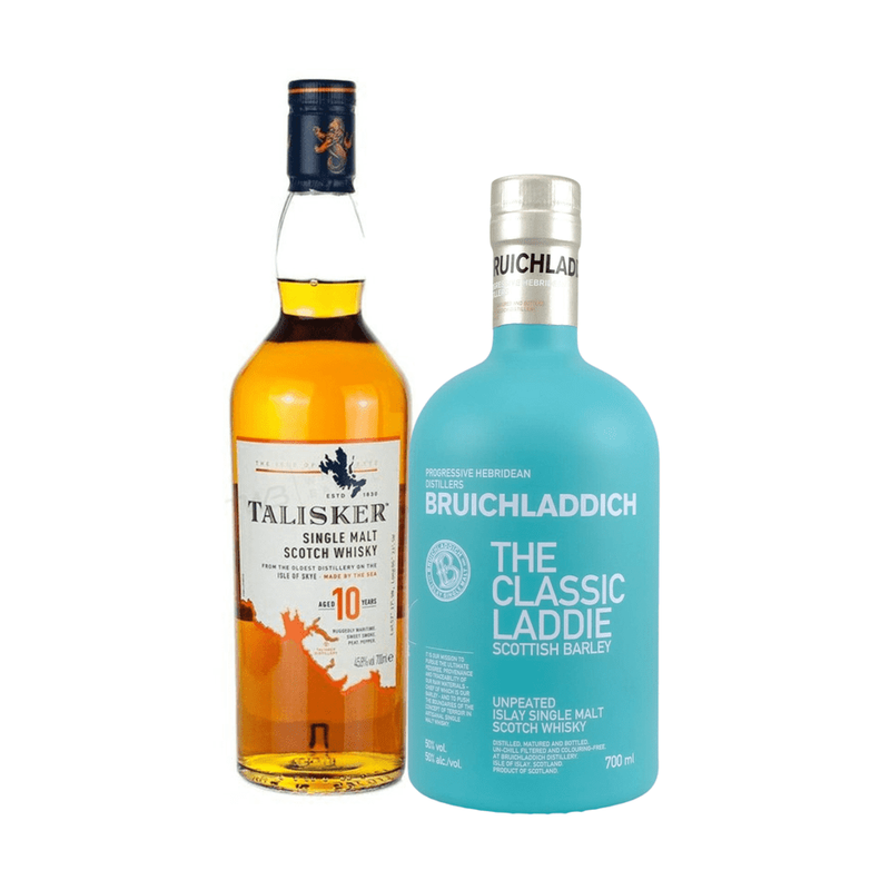 Bruichladdich Classic Laddie 10 Year & Talisker 10 Year Old Bundle