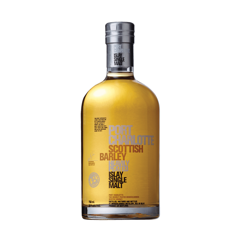 Bruichladdich Port Charlotte Scottish Barley Heavily Peated Islay Single Malt Scotch Whisky
