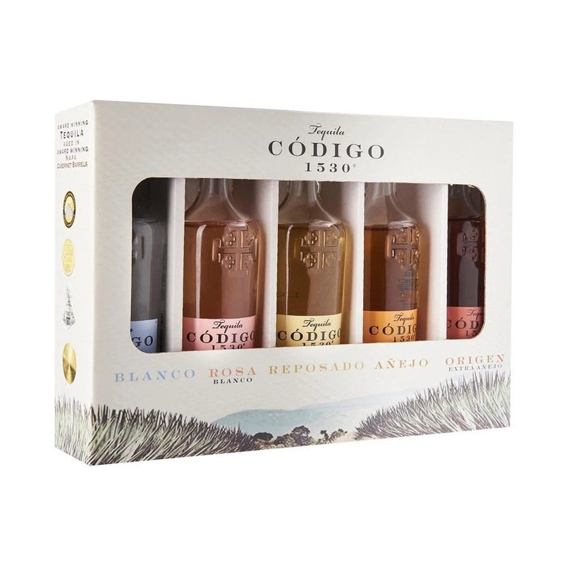 C¢digo 1530 Blanco/Rosa/Reposado/Anejo/Extra Anejo 5-Pack Gift Set