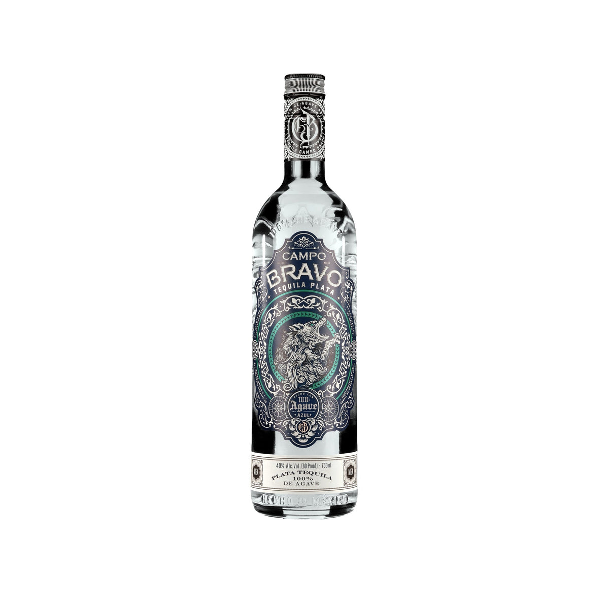 Campo Bravo Tequila Plata 750ml