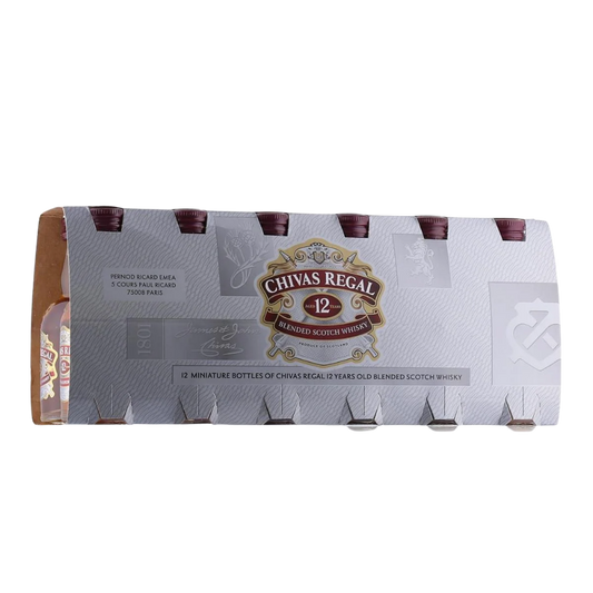 Chivas Regal Blended Scotch Whisky (12 pack) 12 year 50ml