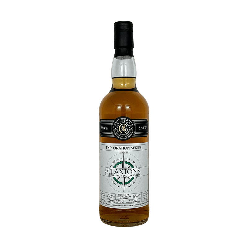 Claxton's Invergordon 2006 16 Year Old Madeira Barrique Cask Single Grain Scotch Whisky