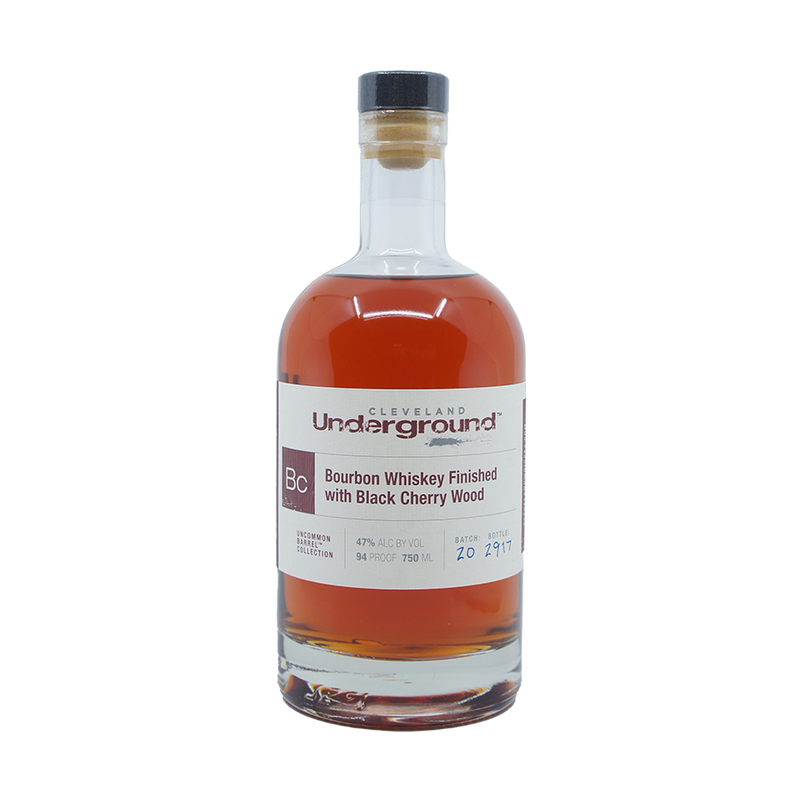 Cleveland Underground Bourbon Whiskey Finished with Black Cherry Wood