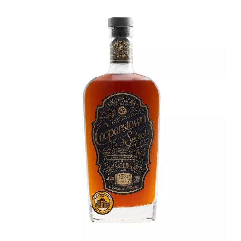 Cooperstown Select Single Malt Whiskey 750 ml