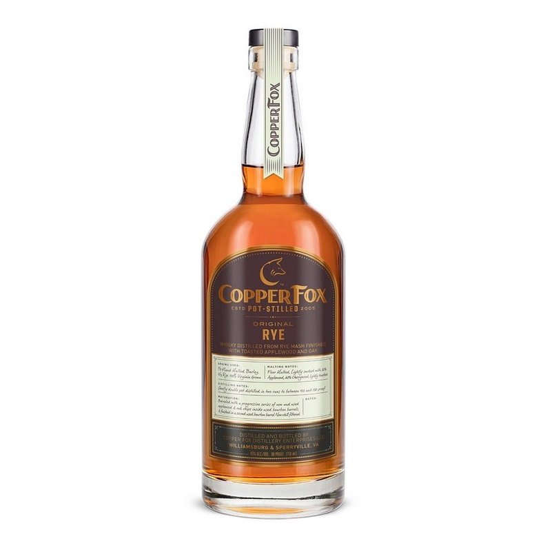 Copper Fox Rye Whiskey (750mL)
