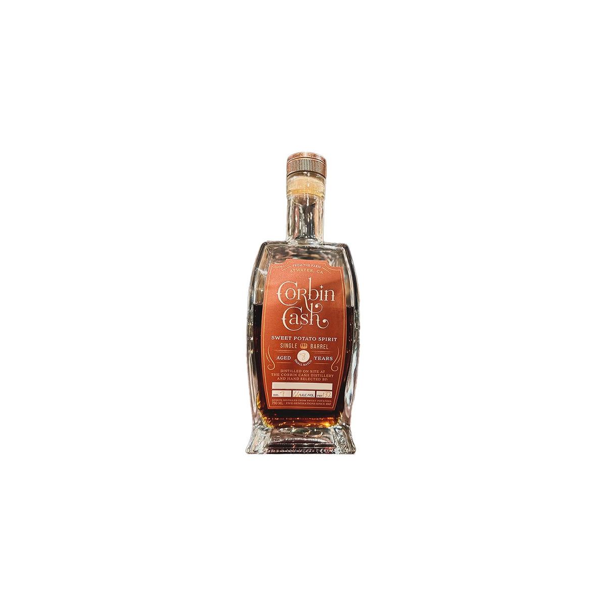 Corbin Cash 8 Year Sweet Potato Spirit 750ml
