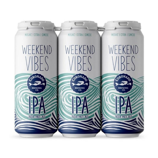 Coronado Brewing 'Weekend Vibes' IPA Beer 6-Pack