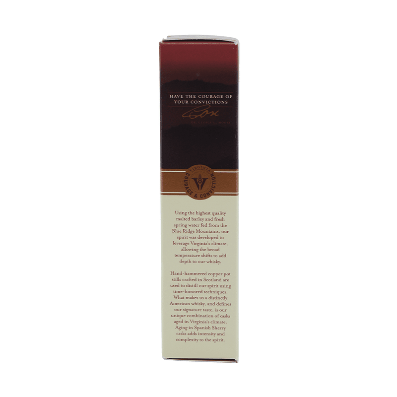 Courage & Conviction Sherry Cask American Single Malt Whiskey (50ml)