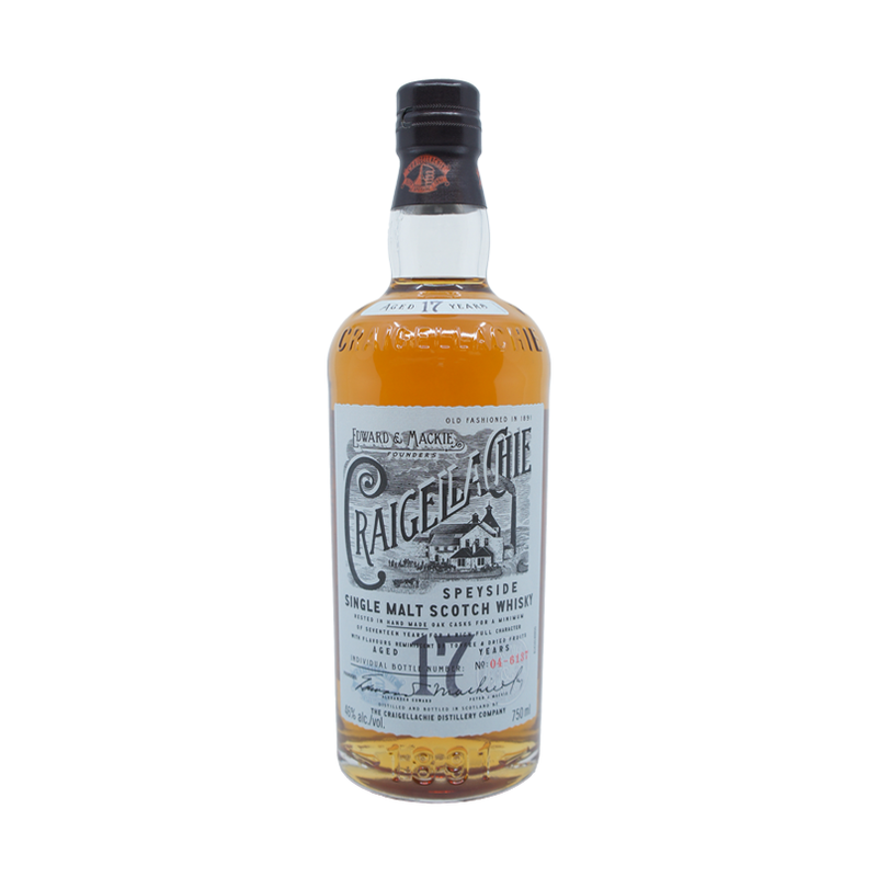 Craigellachie 17 Year Old Speyside Single Malt Scotch Whisky