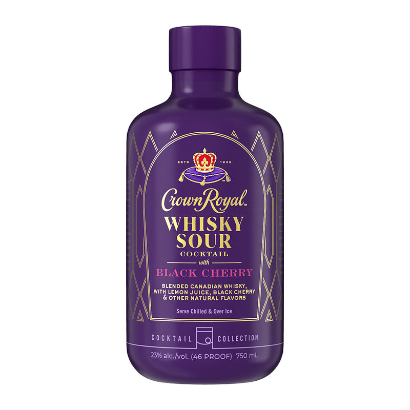 Crown Royal Black Cherry Whisky Sour Cocktail 750 mL