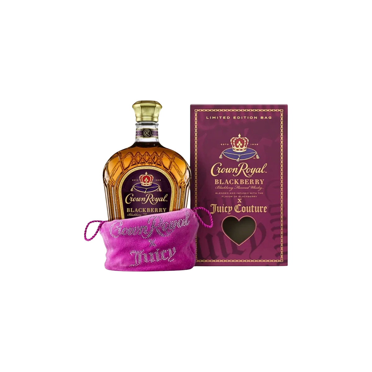 Crown Royal x Juicy Couture Blackberry Flavored Whisky 750ml