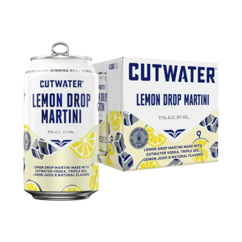 Cutwater Spirits Lemon Drop Martini 4-Pack Cocktail