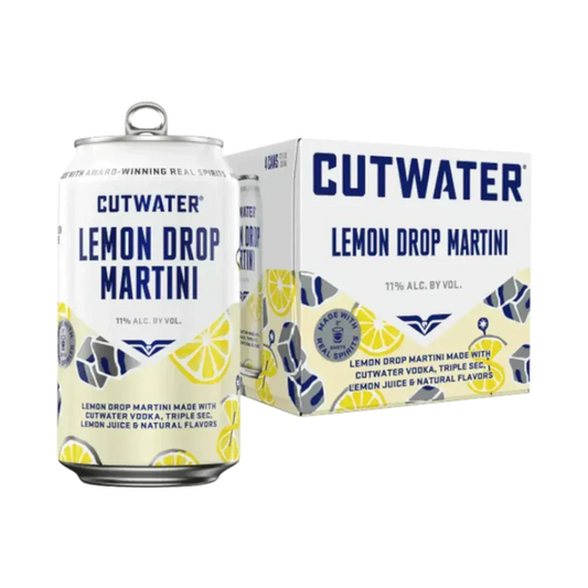 Cutwater Spirits Lemon Drop Martini 4-Pack Cocktail