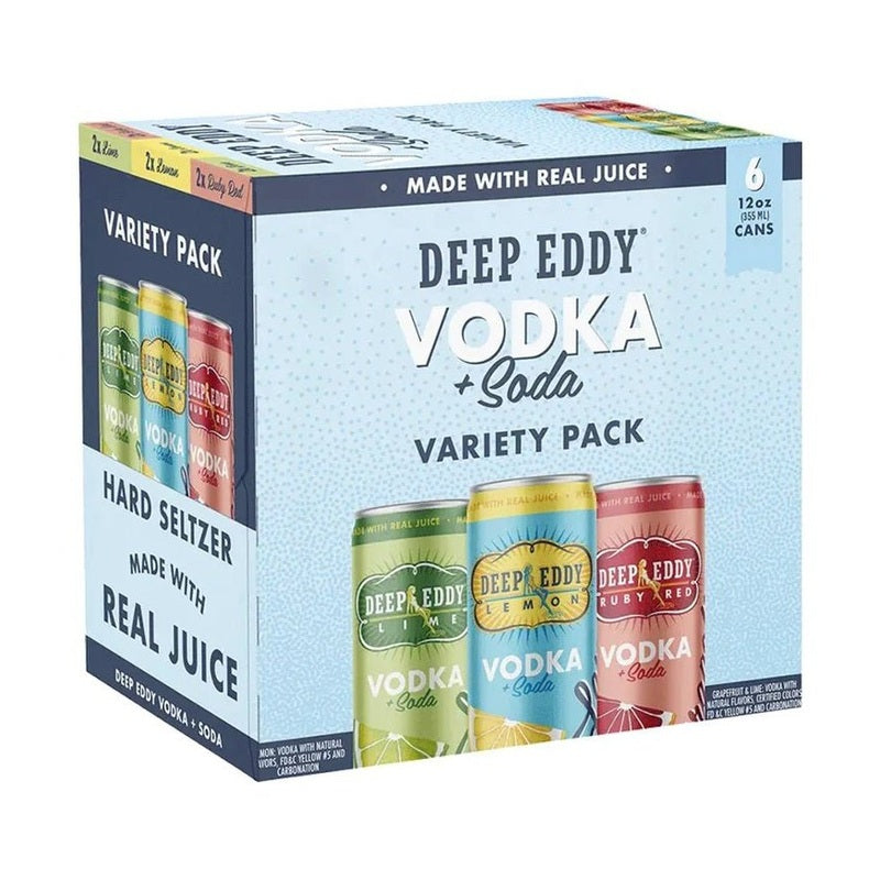Deep Eddy Vodka + Soda Variety 6-Pack