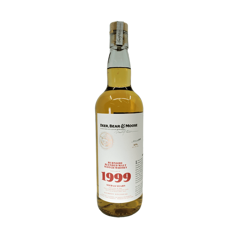Deer, Bear & Moose 23 Year Old Burnside 1999 Blended Malt Scotch Whisky