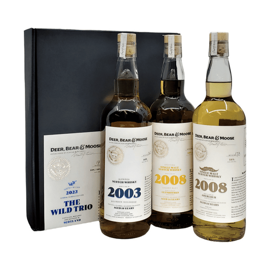 Deer, Bear & Moose 'The Wild Trio' 2022 Special Bundle Scotch Whisky