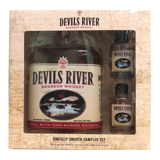 Devils River Bourbon Whiskey + Rye (50ml) + Barrel Strength (50ml) Gift Set