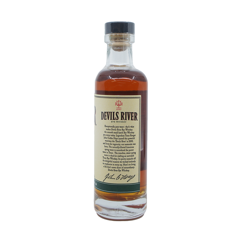 Devils River Small Batch Texas Rye Whiskey
